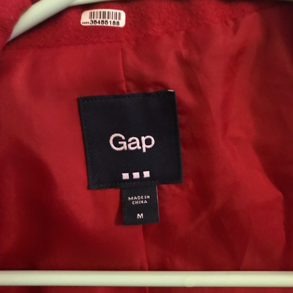 Gap Red pea coat - Picture 3 of 3